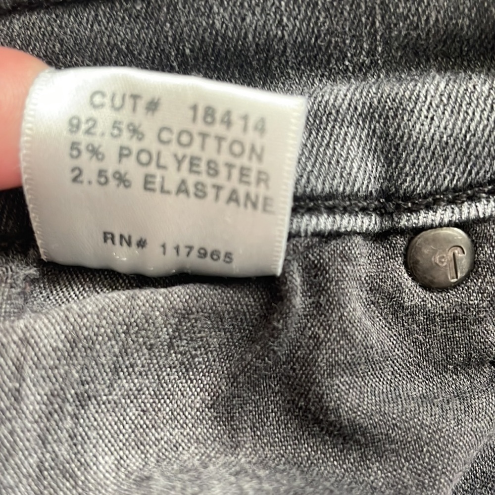 J BRAND Outsider Skinny Crop Gray Distressed Jeans size 27 - Picture 15 of 15